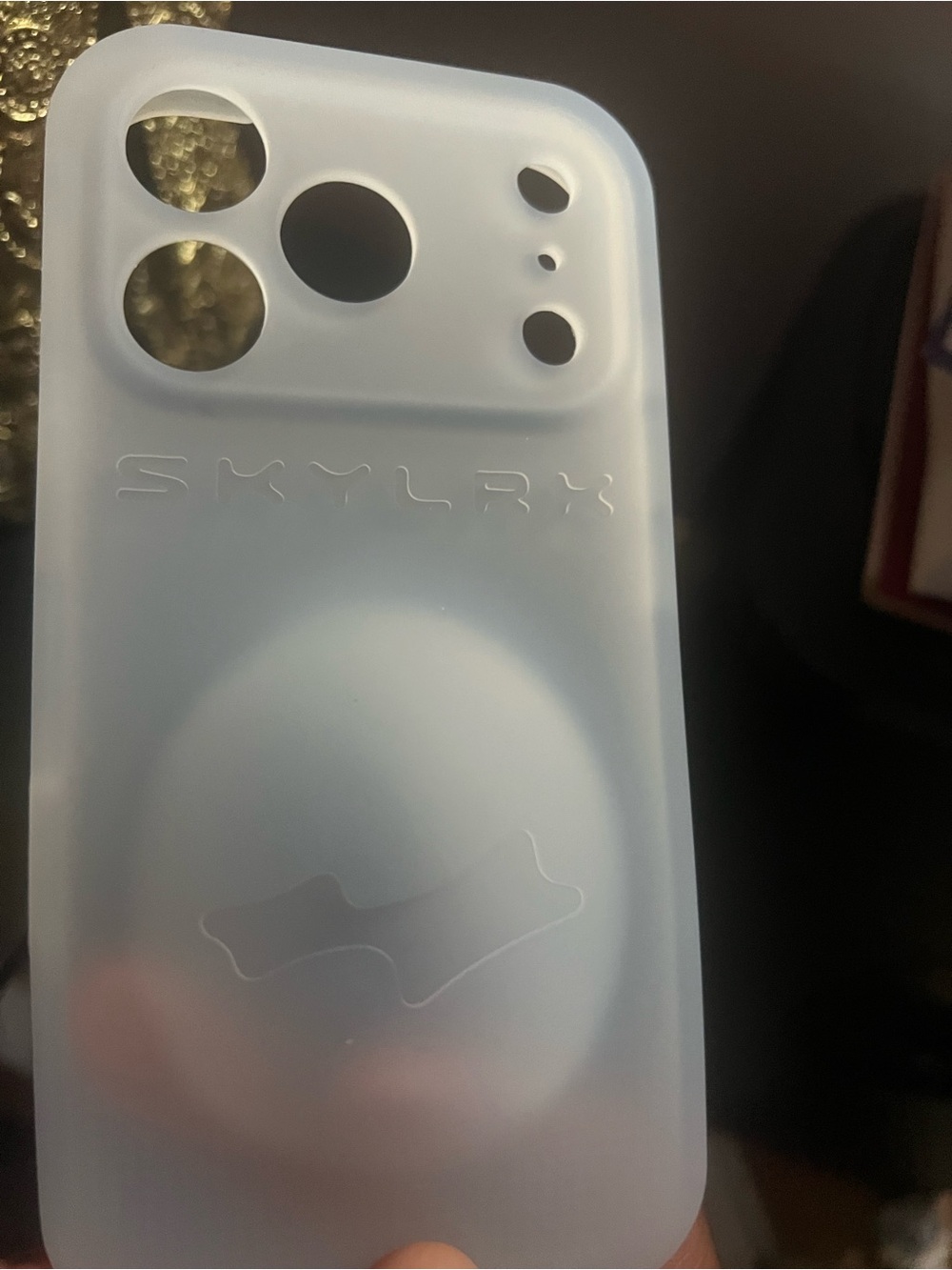 SKYLRk Silicone iPhone Case in Frosted White